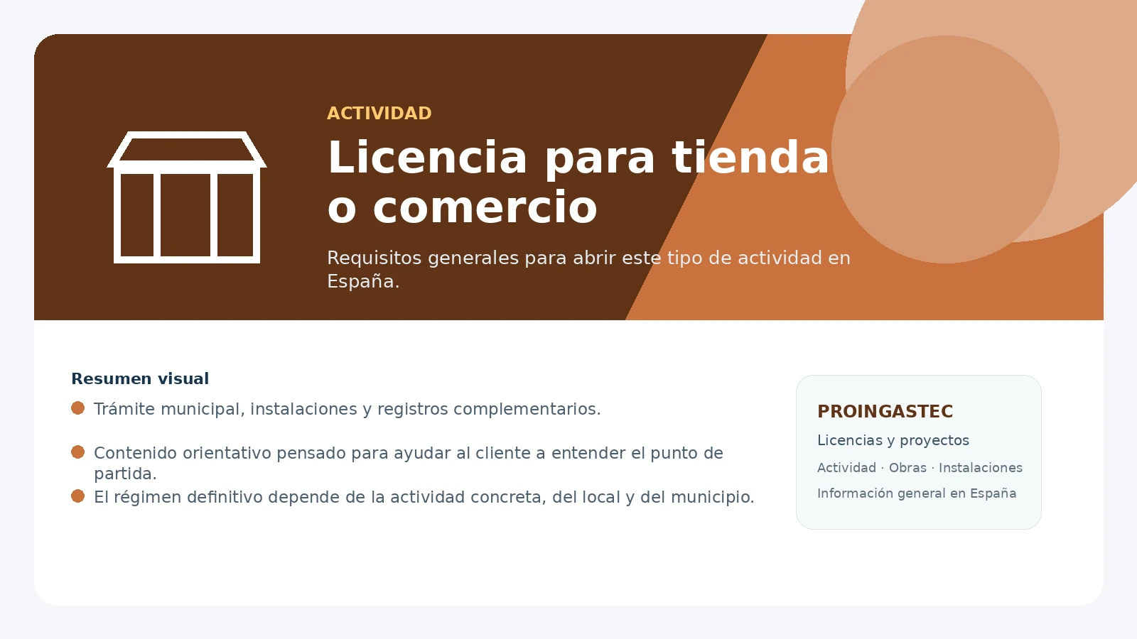 Tienda o comercio